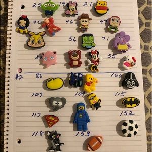 RESERVED Jibbitz selection for @zztwin